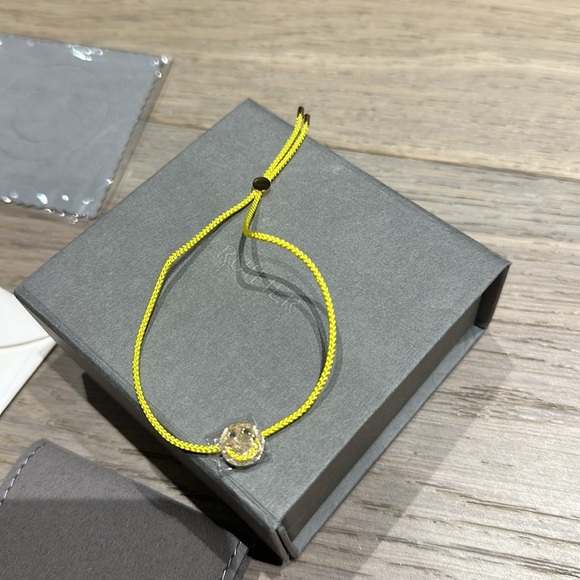 Nwt RUIFIER yellow gold cord bracelet in box stacking armparty - Picture 3 of 3